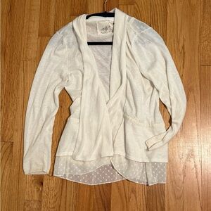 Anthropologie Angel of the North Cardigan S Boho Knit Lightweight Cottagecore